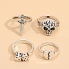 4Pcs Alloy Rings PW23022279966-1