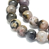 Natural Rhodonite Beads Strands G-G828-02-8mm-3