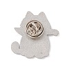 Cat with Knife Enamel Pin JEWB-E016-18P-01-2