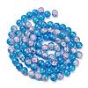 Spray Painted Crackle Glass Beads Strands LS-CCG-Q001-10mm-19-2