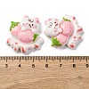 Cat Theme Opaque Resin Cabochons CRES-Z010-01D-3