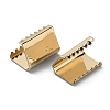 Brass Ribbon Crimp Ends KK-WH0046-34A-LG-2