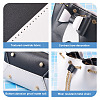 DIY Imitation Leather Knitting Crochet Bowknot Bucket Bags GN-TAC0001-06B-4