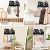 Iron Wall Mounted Hook Hangers HJEW-WH0066-007-4