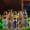 Globleland 13Pcs 13 Style Transparent Glass Wishing Bottle Decoration AJEW-GL0001-81-6