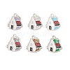 Alloy Enamel Pendants ENAM-G212-21P-1