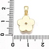 Brass Micro Pave Cubic Zirconia Pendants KK-T070-45G-3