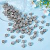 SUPERFINDINGS 120pcs Tibetan Style Zinc Alloy Spacer Beads FIND-FH0005-48-5