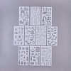 Plastic Drawing Painting Stencils Templates DIY-WH0157-06A-1