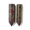 Natural Dragon Blood Pointed Pendants G-D460-01J-2