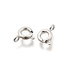 Eco-friendly Brass Spring Ring Clasps KK-D082-01E-S-2