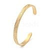 Titanium Steel Open Cuff Bangles for Women BJEW-G708-01A-G-1