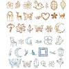 4Sets 4 Styles Paper Scrapbooking DIY-GF0011-36-6