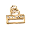 304 Stainless Steel Rhinestone Pendants RB-CBAC900-09G-1
