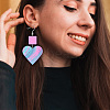 2Pcs 2 Style PET Plastic Earring Handwork Template DIY-WH0571-007-4