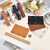 8Pcs 4 Colors PU Leather Luggage Handle Wrap Covers PURS-GL0001-07-3