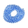 Transparent Glass Beads Strands EGLA-A035-T4mm-D14-2