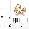 Brass Micro Pave Cubic Zirconia Pendants KK-D378-08KCG-3