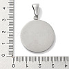 Christmas 304 Stainless Steel Pendants STAS-Z098-40P-3