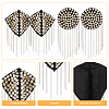 SUPERFINDINGS 4Pcs 2 Styles Fashionable Tassel Epaulettes AJEW-FH0003-89-5