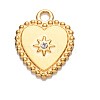 Stainless Steel Rhinestone Pendants PW-WGDD239-01-1