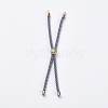 Nylon Twisted Cord Bracelet Making MAK-F018-07G-RS-2