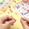 70Pcs 10 Colors Translucent Resin Beads RESI-YW0001-74-3