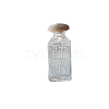 Rectangle Miniature Glass Empty Bottle Ornaments BOTT-PW0006-09-1