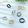  12Pcs 6 Size 201 Stainless Steel Grooved Finger Ring Settings RJEW-TA0001-05EB-4