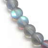 Synthetic Moonstone Beads Strands G-F142-10mm-02-3