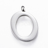 304 Stainless Steel Pendants STAS-F129-O-P-2