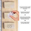 Clear Acrylic Soap Stamps with Small Handles DIY-WH0446-010-3