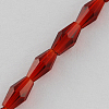 Glass Beads Strands GLAA-R026-8x4mm-08-1