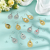 12 Pairs 2 Colors 304 Stainless Steel Teardrop Dangle Earring DIY Jewelry Kits EJEW-UN00031-4