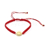 Nylon Thread Braided Bead Bracelet BJEW-JB06573-2