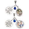 Alloy Locket Pendant HJEW-WR00002-2