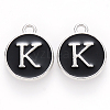 Platinum Plated Alloy Charms LS-ENAM-S118-02K-P-1