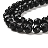 Natural Black Tourmaline Beads Strands G-K345-A04-01-4