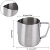 Stainless Steel Latte Art Graduated Cup AJEW-WH0096-42-2