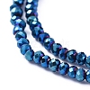 Electroplate Glass Beads Strands EGLA-F149-FP-05-3