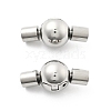 304 Stainless Steel European Clasps STAS-Z115-04P-09-1