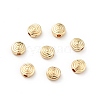 Rack Plating Alloy Beads PALLOY-D004-12LG-1