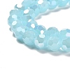 Imitation Jade Glass Beads Stands EGLA-A035-J8mm-B09-4
