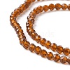 Transparent Glass Beads Strands GLAA-C019-01A-21-3