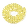Electroplate Glass Beads Strands X-EGLA-A044-T8mm-B29-3