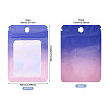 60Pcs Rectangle Glitter Holographic Plastic Resealable Packaging Bags ABAG-TA0001-97A-01-3