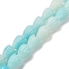 Synthetic Shell Dyed Carved Beads Strands SHEL-K007-08A-02-1