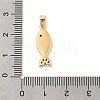 Brass Micro Pave Cubic Zirconia Pandents KK-R100-09G-01-3