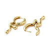 Rack Plating Brass Melting Drop Hoop Earrings for Women EJEW-Z019-19G-2