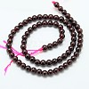 Garnet Round Beads Strands G-O081-03-4mm-3